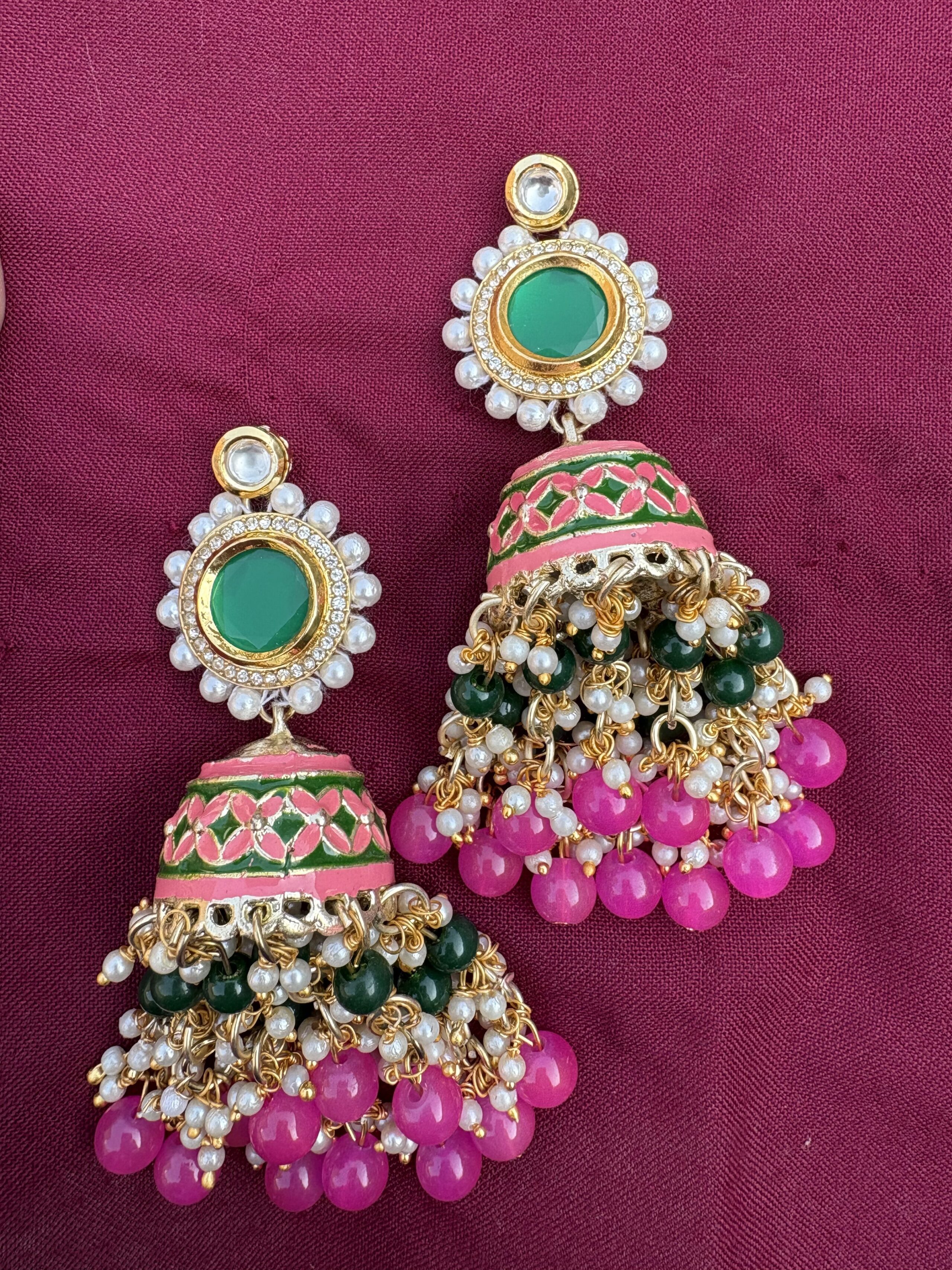 Buy Kundan Earrings Online | Latest Traditional Earrings for Women