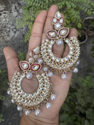 Kundan Earrings for Women | Traditional & Bridal Jewellery Online