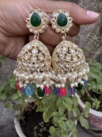 Elegant Kundan Earrings for Women | Wedding & Party Wear