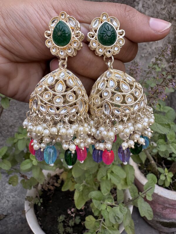 Elegant Kundan Earrings for Women | Wedding & Party Wear