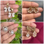 Korean Earrings Combo – Stylish Earrings Combo for Women & Girls (Set of 4)
