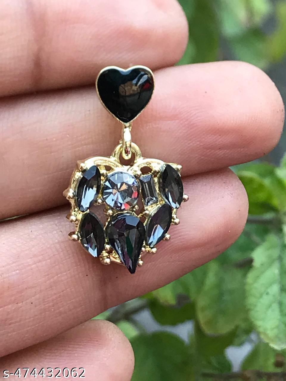 Korean style Black Earrings and Studs